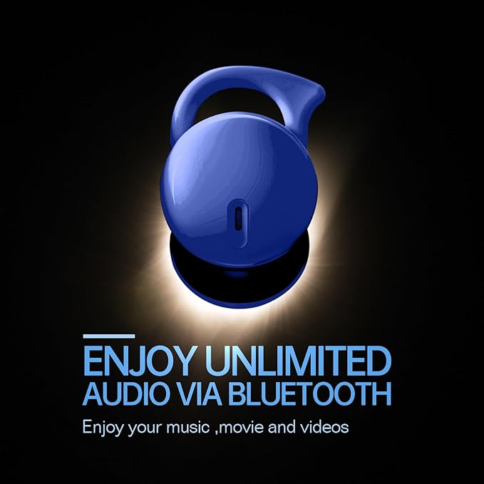 Invisible Sleep HeadphonesSleep Earbuds for Side SleepersSmall Comfortable Fit Noise Blocking Sleeping Ear BudsBluetooth 5.3 Wireless Earbuds in-Ear Ear Buds for Sleeping Working (Blue)