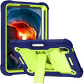 MAKEIT Case for iPad mini 7 (A17 Pro) 2024 iPad mini 6 Case (8.3-Inch2021 Model) with Pencil Holder Heavy Duty Shockproof Full Body Protective Case with Stand for iPad mini 6th/7th Generation Case