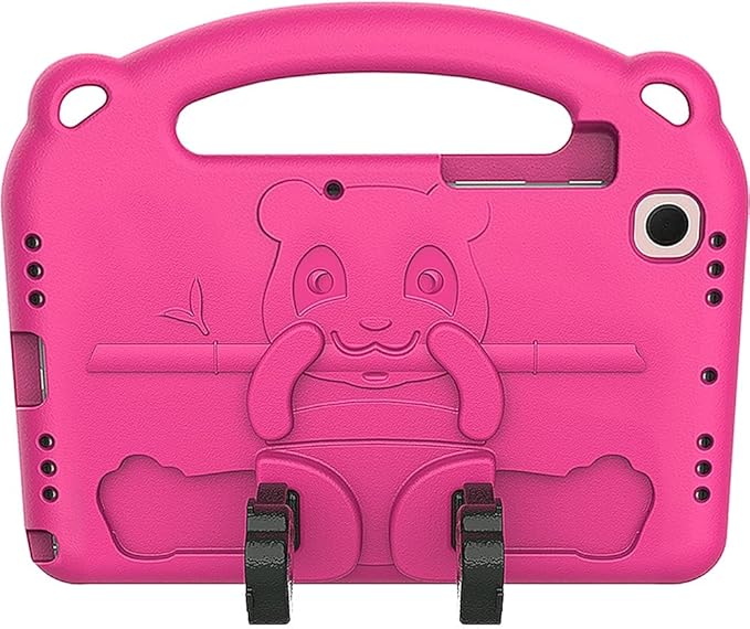 SaharaCase Teddy Bear KidProof Case for Samsung Galaxy Tab A8 10.5 Inch (2021) [Shockproof Bumper] Rugged Child Protection Antislip Integrated Kickstand (Pink)