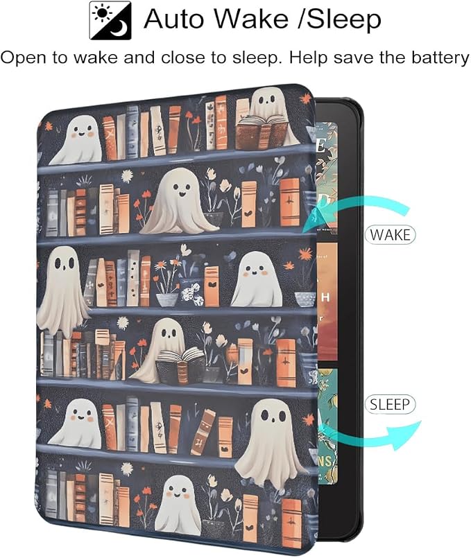 Ghosts on Bookshelf