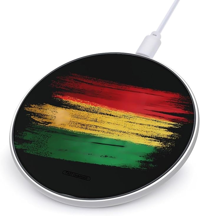 Bolivia Flag Bolivian Fast Portable Charger 10W Funny Graphic Phone Charging Pad with USB Cable