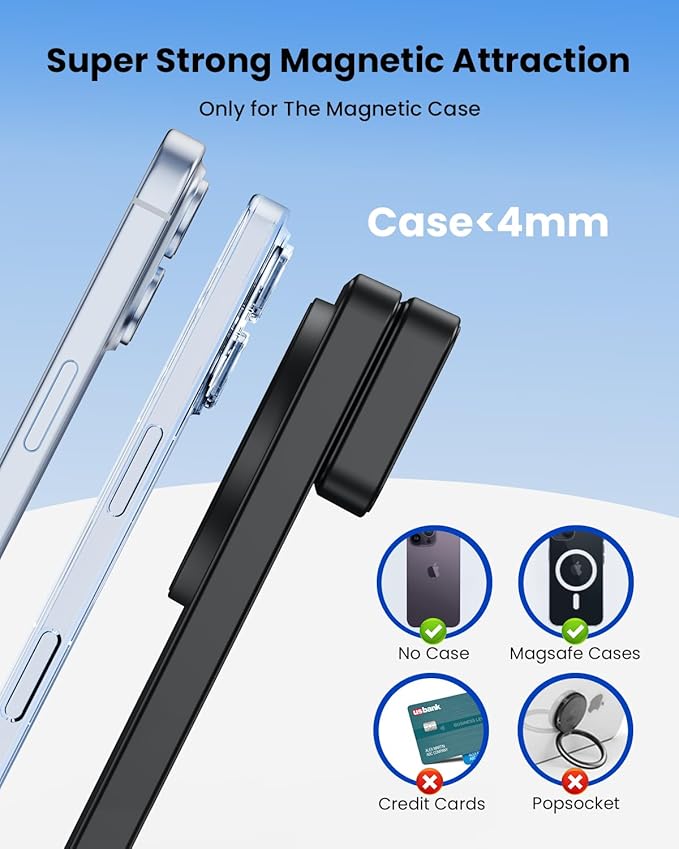Magnetic Wireless Charging Station for Apple: Upgraded Qi2 Certified 15W 3-in-1 Magsafe Wireless Charger Stand Foldable Travel Fast Charger for iPhone 17 16 15 14 13 12 Series Apple Watch AirPods