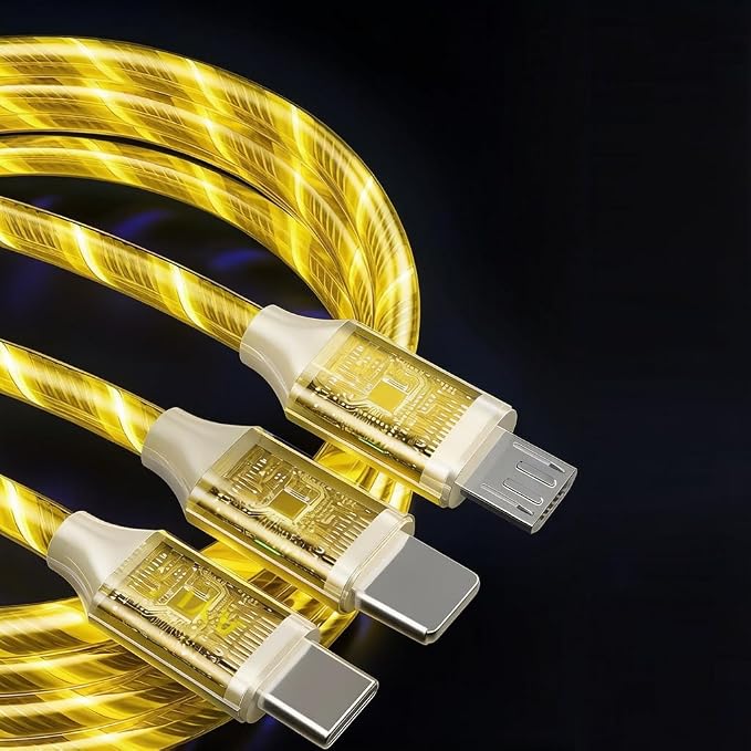 3in1 USB Cable Yellow