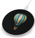 Hand Drawn Hot Air Balloon Wireless Charger Anti-Slip Wireless Charging Pad Slim Charger Mat for Men Women