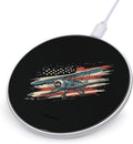 Still Playing with Airplanes Vintage Wireless Charger Anti-Slip Wireless Charging Pad Slim Charger Mat for Men Women