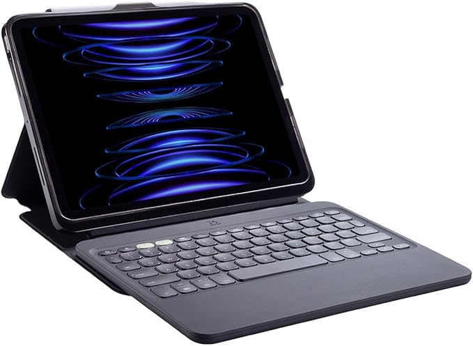 ZAGG Pro Keys 2 iPad Pro 11 (M5)/ (M4) Keyboard Case - Wireless Keyboard &amp Detachable Folio Case Laptop-Style Keys Multi-Pairing Bluetooth 6.6 ft Drop Protection NOT Compatible w iPad Pro Gen