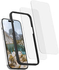 Rokform - iPhone 14 Pro Max Screen Protector Active Touch Shatter Proof High Definition Case Friendly Tempered Glass iPhone Screen Protector 2 Pack (Clear)
