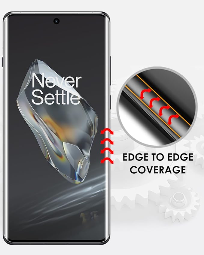 Matte Screen Protector for OnePlus 12 UV Tempered Glass Anti Glare Anti Fingerprint9H Hardness Soft and Sensitive Touch - 3 Pack