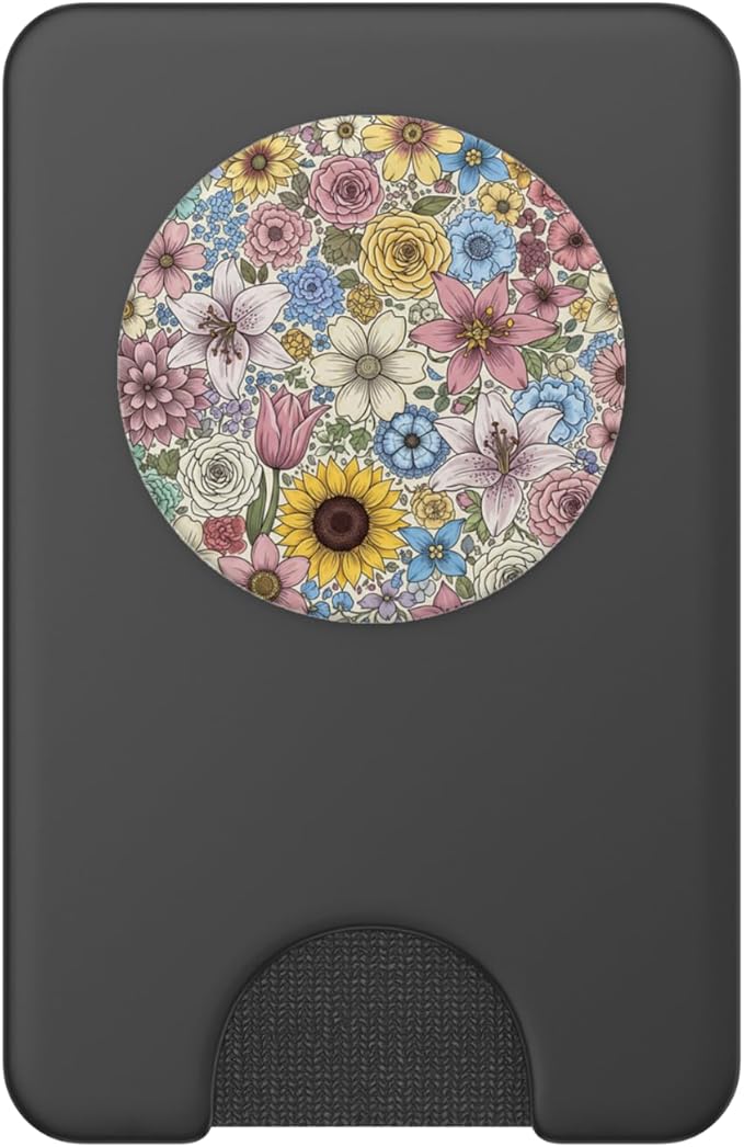 PopSockets Floral Phone Grip &amp Stand – Floral Field PopSockets PopWallet for MagSafe