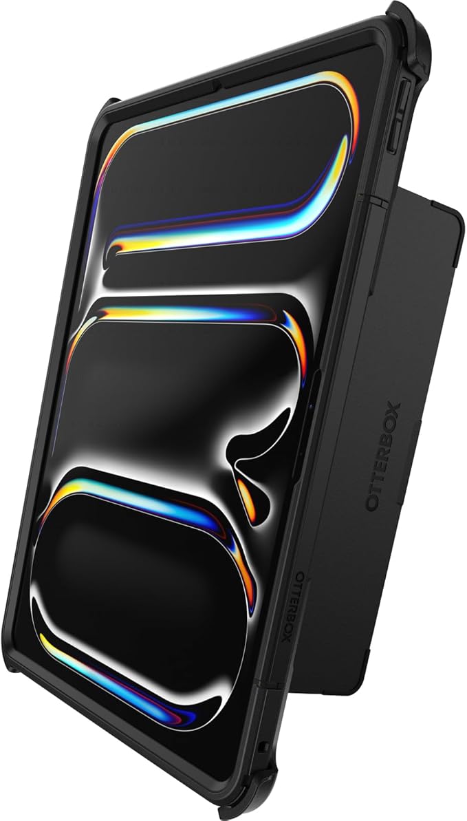 OtterBox Defender Series Case for iPad Pro 13-inch (M4 and M5) - Black Rugged Durable Multi-Layer Protection | (2024) Black Rugged Durable