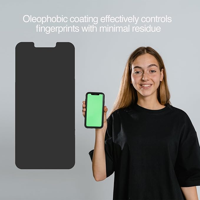 Deara ArmorPro 9H+ Tempered Glass Privacy Screen Protector for iPhone 14 Plus/iPhone 13 Pro Max [6.7 Inch] Anti Spy Case Friendly (Longest Durable) 2 Pack