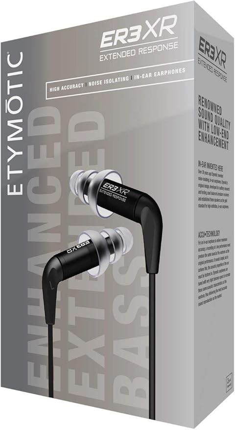Etymotic ER3XR Extended Response EarphoneBlack