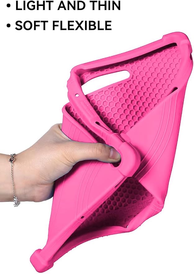 Case for Samsung Galaxy Tab S10 FE Plus/S10 FE+5G 13.1-Inch - Protective Cover with S Pen Holder &amp Multi-Angle Viewing Stand (Pink)
