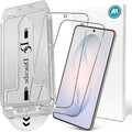 2 PACK AR Screen Protector Compatible with Samsung Galaxy S26 with Auto Dust Removal Installation Frame Anti-Reflective [Support Fingerprint Unlock] 9H Tempered Glass Scratch Resistance Fingerprint