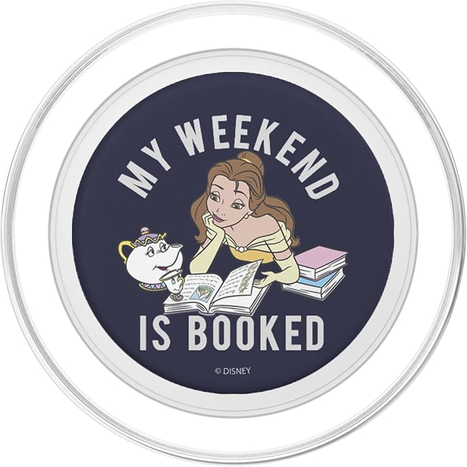 Disney Beauty and The Beast Belle My Weekend is Booked PopSockets PopGrip for MagSafe