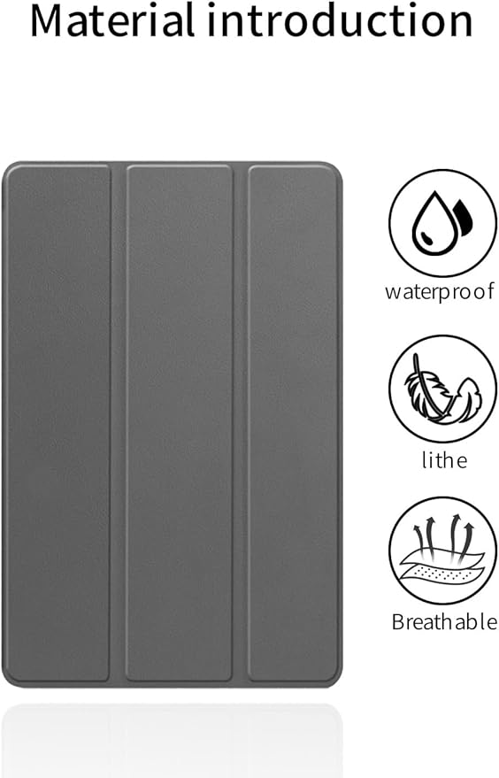 for Samsung Galaxy Tab S11 Ultra (SM-X936B) 2025 Android 14.6 Inch Tablet CaseBOVUGAC Tri-fold Tablet Case Cover for Galaxy Tab S11 Ultra 14.6Full Protection Premium PU Scratch Resistant.(Grey)