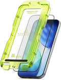 Ringke Easy Slide Tempered Glass for iPhone 17 Pro Screen Protector [Super Easy to Install] Case Friendly Shatterproof Premium 9H Hardness - 2 Pack