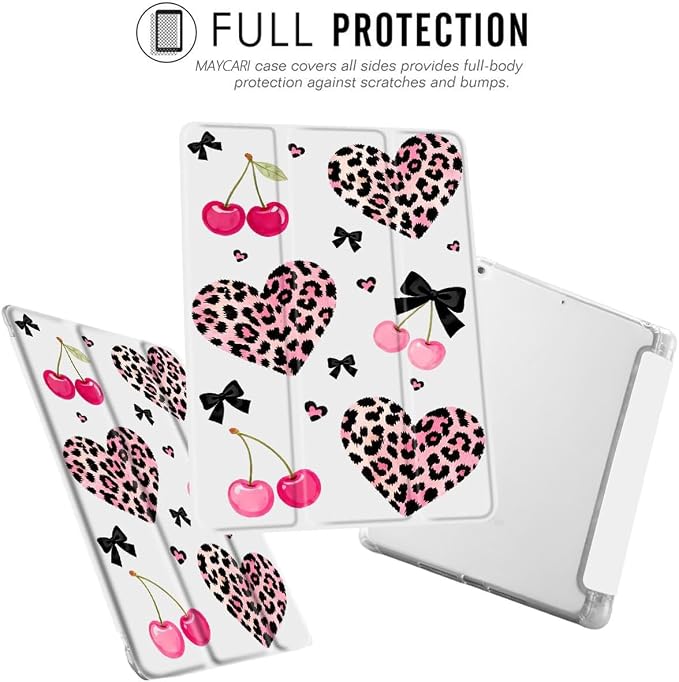Leopard-print Hearts Cherries
