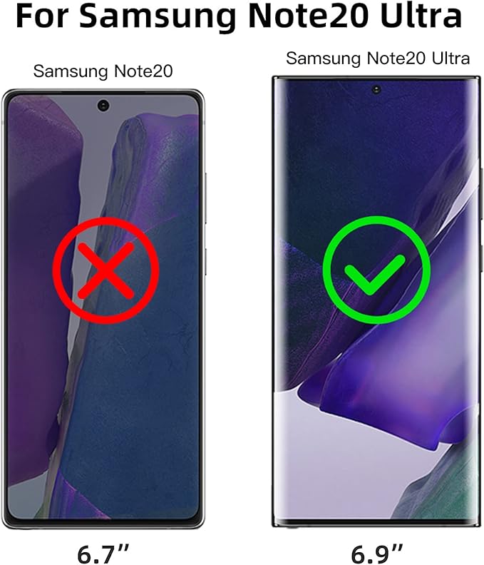 3 Pack Screen Protector for Samsung Galaxy Note20 Ultra Tempered Glass HD Fingerprint Unlock 3D Curved Edge Full Coverage Protector Easy Install Kit for Galaxy Note20 Ultra 5G (Note 20)