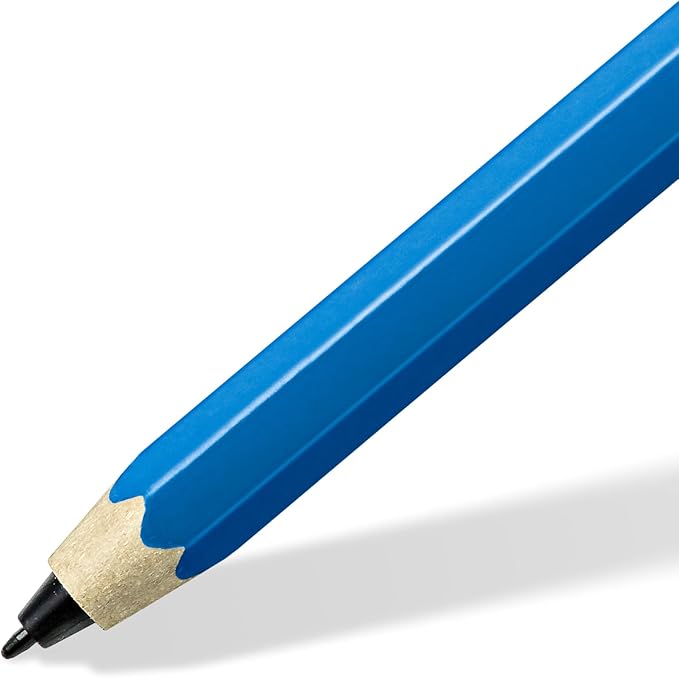 STAEDTLER Mars Lumograph Classic Digital Stylus Pen: No Charging EMR Palm Rejection 4.096 Pressure Levels Hexagonal Shape Natural Writing and Drawing on Touchscreen Tablet Laptop Phone
