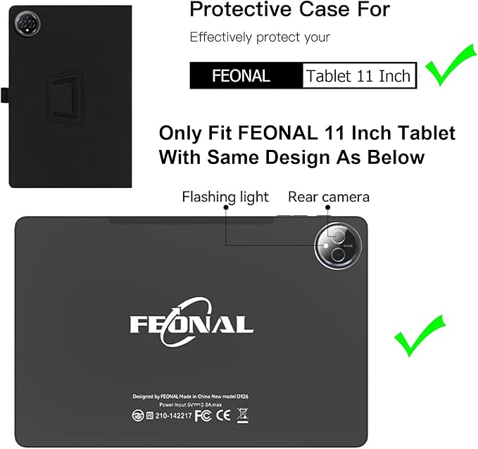 for FEONAL 2026 Tablet 11 inch