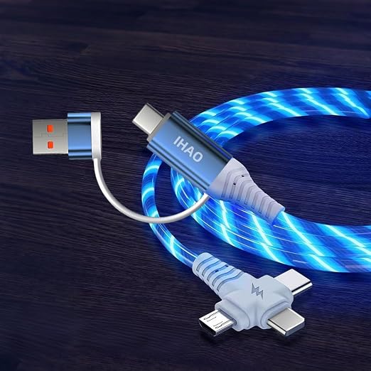 6IN1 Multi Ports LED Blue
