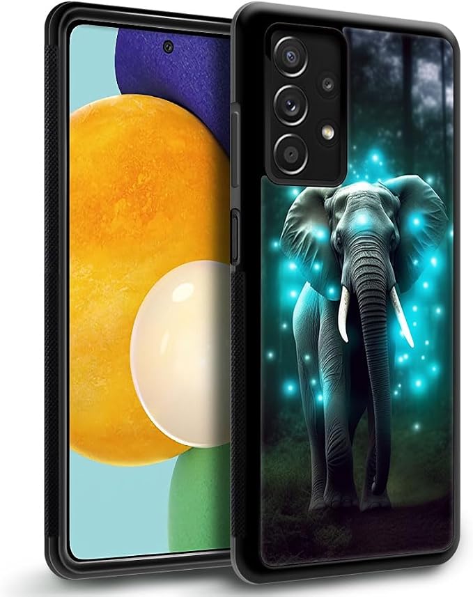 Blue Fluorescence Forest Elephant