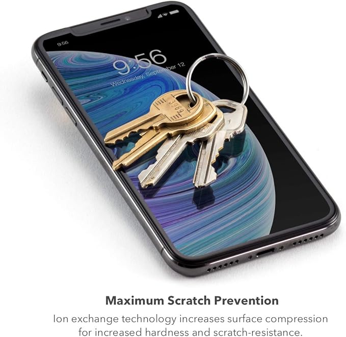 ZAGG Glass Elite Screen Protector - Made for Apple iPhone 11 - Case Friendly Screen - InvisibleShield - Impact &amp Scratch Protection (200103913)