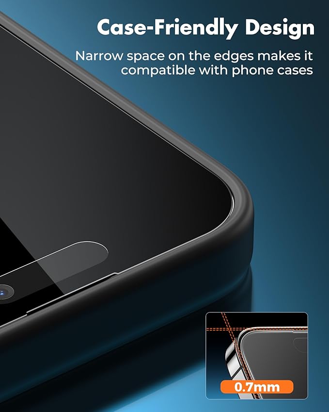 UNBREAKcable 4PCS Screen Protector for iPhone 14 Pro Max - 2 Privacy Tempered Glass+2 Clear Glass Double Shatterproof [Installation Frame] [9H Hardness] [Case Friendly] Anti-Scratch iPhone 6.7 inch