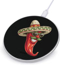 Mexico Chili Pepper Phone Charger Magnetic Charging Pad Anti-Slip with USB Cable