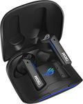ASUS ROG Cetra True Wireless Gaming Earbuds – Bluetooth Low-Latency ANC Noise Cancelling Touch Control IPX4 Water Resistant 27Hr Battery Wireless Charging for PC Mobile Switch Ally/X - Black