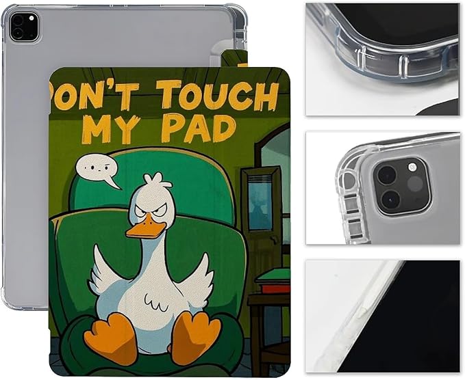 angry duck don't touch my pad