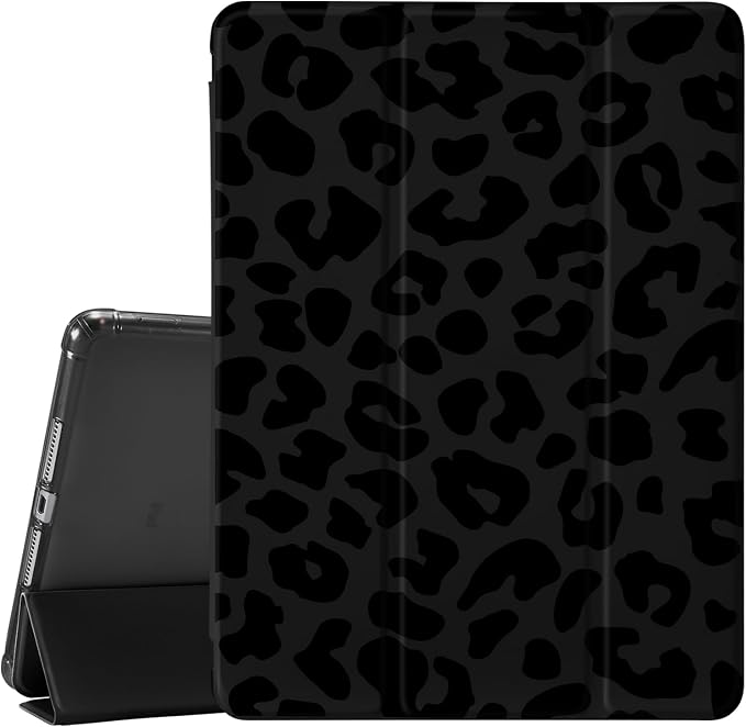 B-Black Leopard Print