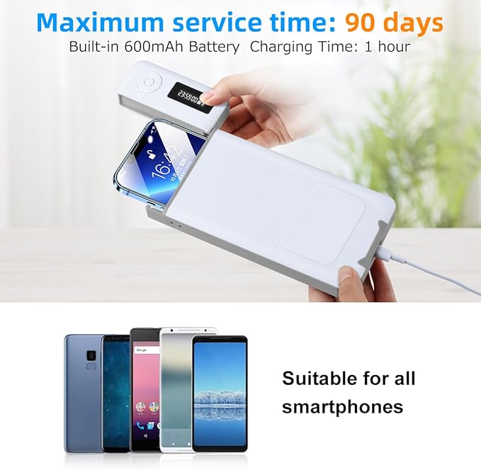 Phone Lock Box with TimerPhone Lock Box90 Days of Continuous UseQuiet Mode2 Charging PortsExcessive GamesMobile Phone Addiction