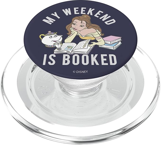 Disney Beauty and The Beast Belle My Weekend is Booked PopSockets PopGrip for MagSafe