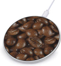 Coffee Beans Wireless Charger Anti-Slip Wireless Charging Pad Slim Charger Mat for Men Women