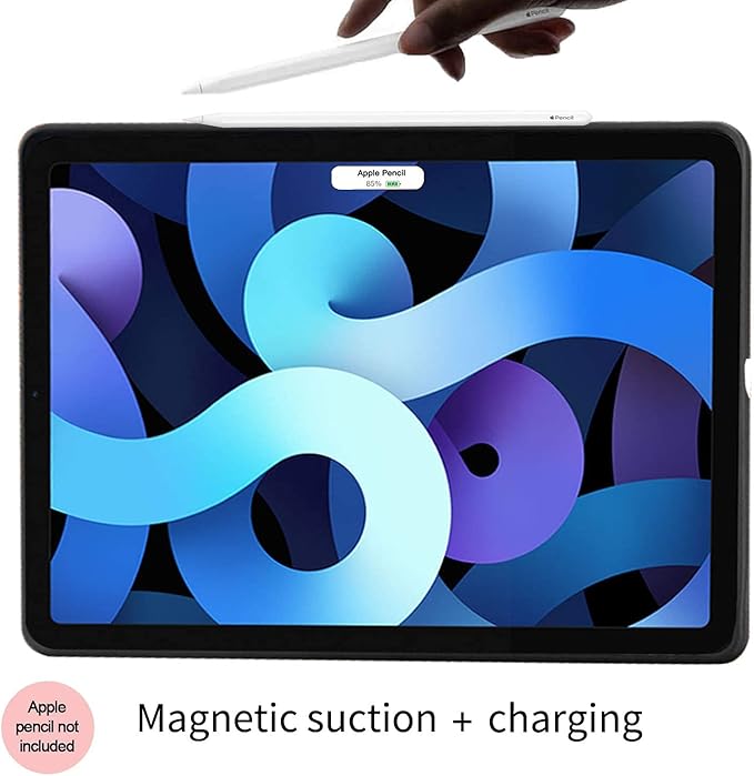 Gexmil Leather Case for iPad Air 11 Inch M4/M3/M2 (2026/2025/2024)iPad Air 10.9 Inch 5th/4th Generation 2022/2020 Top Grain Leather Cover Auto Sleep/Wake Adjustable StandPattern-Brown