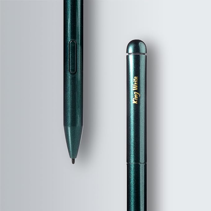 MR05 EMR Stylus for Kindle Scribe/Remarkable 2 with Digital Eraser 4096 Pressure Sensitivity Palm Rejection Digital Pen for EMR Devices/Tablet with 10 Tips-Green
