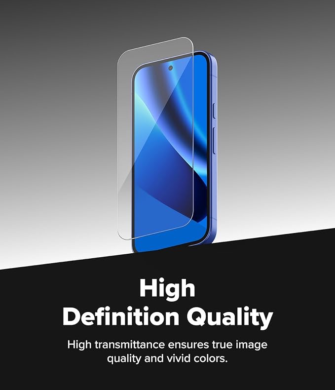 Ringke Tempered Glass for Google Pixel 10a Screen Protector [Super Easy to Install] Case Friendly Shatterproof Premium 9H Hardness - 2 Pack