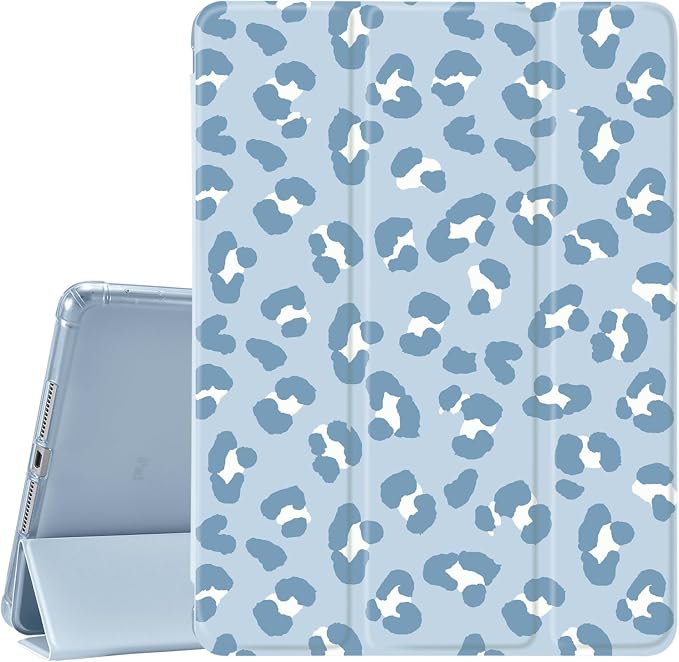 Blue Leopard Print