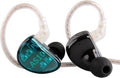 KZ AS10 in Ear Monitor Earbuds Headphone Pure 5 Balanced Armature 5BA KZ Earbuds Earphone Musician in Ear Monitor Headphone High Fidelity HiFi Headset (No Microphone Green)