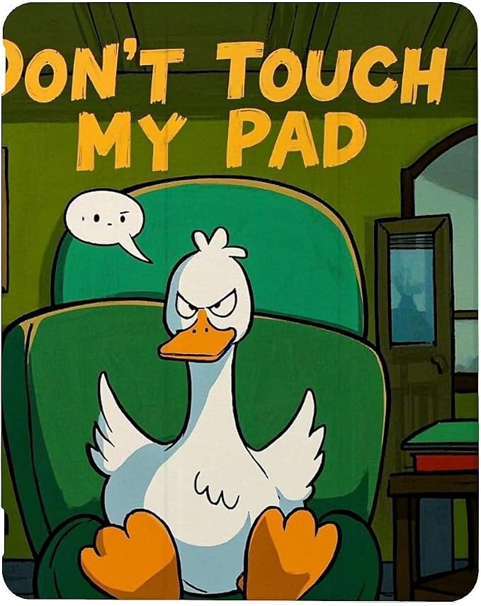 angry duck don't touch my pad