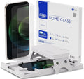 DOME GLASS Whitestone Screen Protector for iPhone 15 Full Tempered Glass Shield with Liquid Dispersion Tech [Easy to Install Kit] Smart Phone Screen Guard - 2pack
