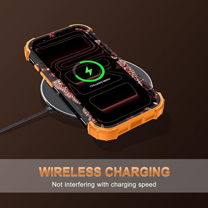 Glow in the Dark Bright Orange