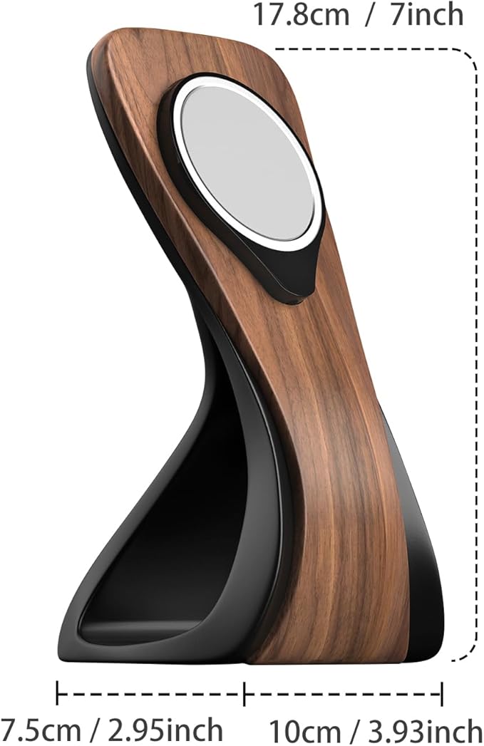 Magnetic Wireless Charger Stand for iPhone12131415Vertical &amp Landscape Stand Personalized Engraved GiftCharger Not Included