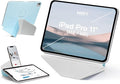 MOFT Dynamic Folio Tablet Stand for Desk Compatible with iPad Pro 11- inch (M5 2025 / M4 2024) Slim Magnetic Tablet Holder Case with 20+ Viewing Angles Soothing Mist x Misty Cove