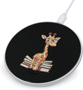 Giraffe Books Wireless Charger Anti-Slip Wireless Charging Pad Slim Charger Mat for Men Women