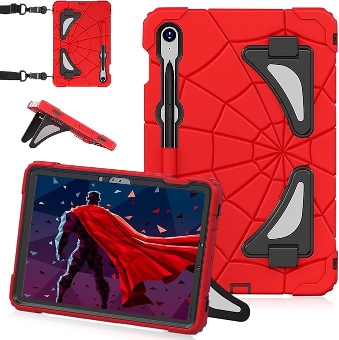 Galaxy Tab S10 Lite Case-Red+Black