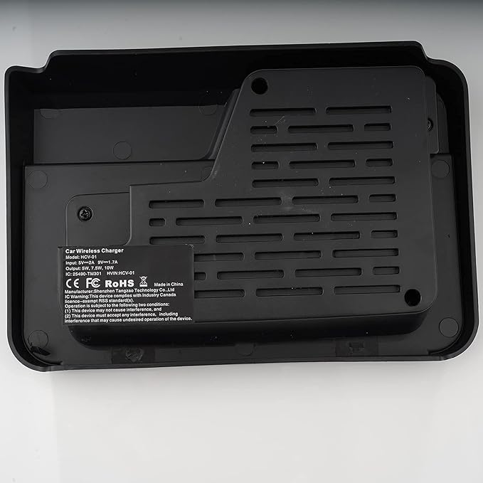 CarQiWireless Wireless Charger for Honda CRV 2019 2018 2017 Car Charging Charger Center Console Holder Storage Box with Cell Phone Wireless Charging Pad Mat for CR-V Interior Accessories