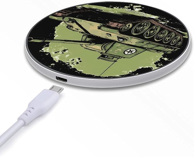 Medium Tank Phone Charger Magnetic Charging Pad Anti-Slip with USB Cable